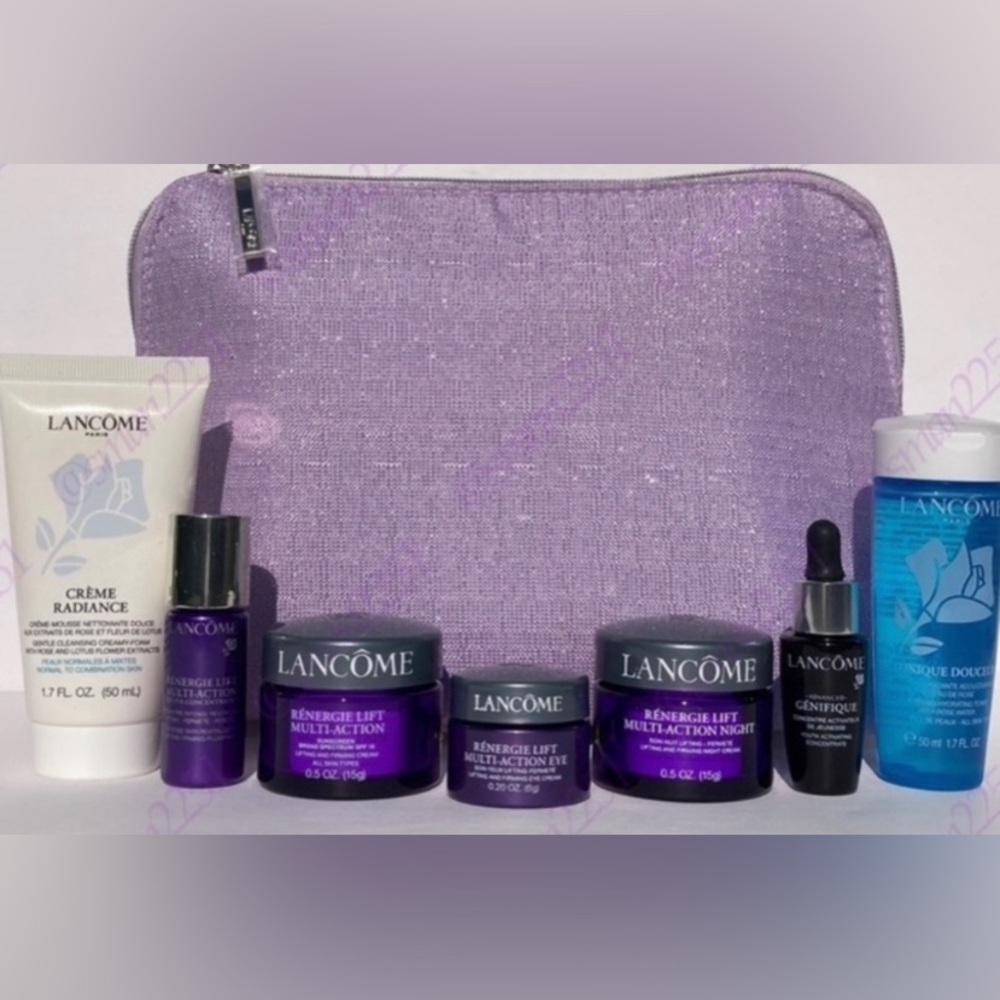 Lancome 8pc set with bag